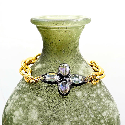 Artisan Chunky Cross Bracelet