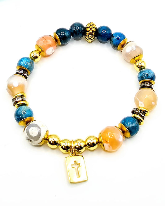 Apatite Gemstone  Bracelet